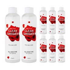 TV 홈쇼핑 정품 2026년형 클린샤워 프리미엄 때혁명 각질제거 때비누 때스프레이 바디스크럽, 250g, 8개