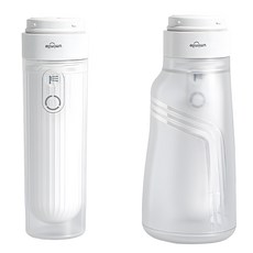 Umimile 휴대용 비데 400ml대용량 180ml 소용량 생수병 어댑터 포함 3단계 물살 조절 2세대 C타입 충전식 IPX6 생활방수 여행용 캠핑용 노즐 2개 포, 고객직접설치, 180ml - 노즐 2개 포함 - 생수병 어댑터 포함