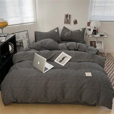 크레스티 데일리 심플 부드러운 워싱 라인 침구세트 사계절 침대시트 이불커버 베개커버 세트