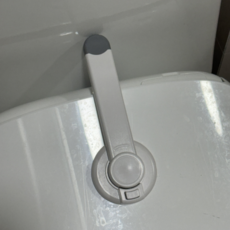 무타공 변기 안전 잠금장치 반려동물 방지 회전형, 단품, 1개