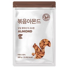 산과들에 25년산 햇 견과류 볶음아몬드, 500g, 1개