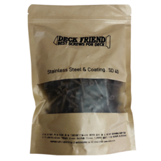 SD40 스텐 칼라코팅 직결피스. 합성데크 방킬라이 전용. 스텐 두께는 늘리고 러스퍼트로 2회코팅., 1개