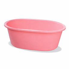 다라이몰 이동식 반신욕조 스파 사우나 1인욕조기, 1개, 핑크