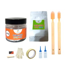 수직용 테두리용 실버펄 줄눈코팅제 100g 변기 벽면 싱크볼 세면대 시공도구포함 폴리우레아 줄눈보수제 셀프줄눈, 1개