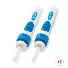 이지홈즈 진동 흡입 LED 내시경 실리콘 귀이개 1+1, 1개, 2개입