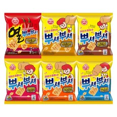 오뚜기 뿌셔뿌셔 6종 4개씩(매운맛+버터오징어+불고기+바비큐+양념치킨+떡볶이), 90g, 24개