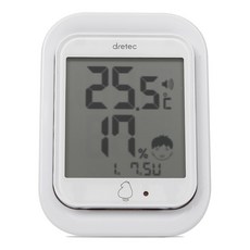 드레텍 온습도계 O-293, 화이트, 1개 화이트, 1개