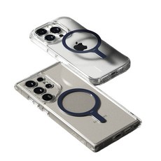 ESR 할로락 맥세이프 호환 링 자석 스티커, 2개, 링 360 블랙