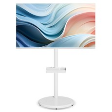 티브이지 구글 스마트TV + 무빙스탠드세트 무빙이지 삼텐바이미 이동식TV 삼탠바이미, 고객직접설치, 스탠드형, 무빙스탠드세트 (화이트), 81cm(32인치)