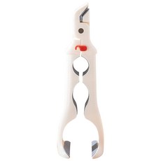 뚝배기 집게 요리 집게 냄비집게 실리콘 3in1 다목적 스탠딩 집게, 하양, 1개