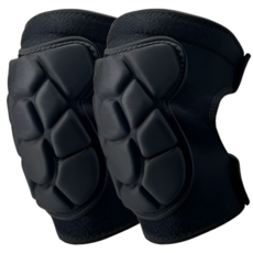 플로업 프리미엄 스포츠 작업용 무릎보호대 건설 타일 시공 쿠션 패드, 1세트, 블랙