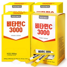 [녹십초] 비타민C 3000 / 먹기좋은 레몬향, 310g, 4박스