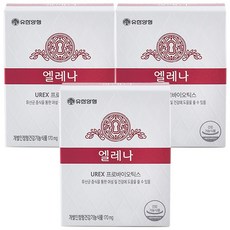 [6개월분] 유한양행 엘레나 여성 UREX 프로바이오틱스 질 장 건강 유산균, 60회분, 3개