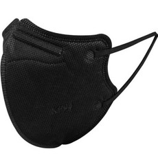 오늘출발 새부리형 프리미엄 kf94 각인 마스크 대형 50매, 1개입, 50개, 블랙