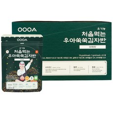 유기농 처음먹는 우아쑥쑥김자반, 3개, 70g, 야채맛