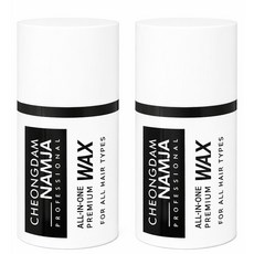 청담남자 올인원 프리미엄 왁스 (펌프타입) 하드 포마드 미용실 헤어왁스 55g, 2개