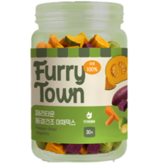 퍼리타운 강아지 동결건조 야채 간식, 30g, 1개, 야채믹스