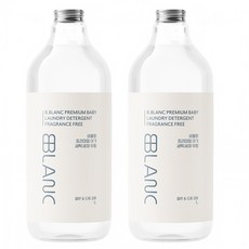 비블랑 프리미엄 세탁 유아 세제 무향, 2개, 1L