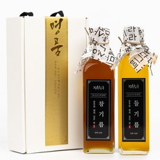 선물세트 참기름 들기름 저온압착 장수친구, 1세트, 300ml