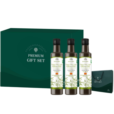 로얄트리 유기농 스페인 피쿠알 엑스트라버진 올리브오일 250ml 3병 선물 세트, 1세트