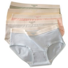 슈가앤 코튼터치 여성 학생 팬티 5종 세트 UK04 데일리 면스판