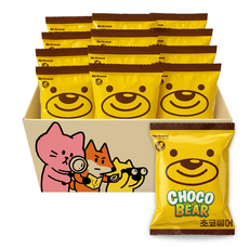 노브랜드 과자, 초코베어, 24개