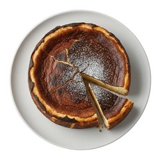 [바스크전문] 모어레스 플레인 바스크 치즈케이크 생일 냉동 케잌 치즈케익 케이크 케익 간식, 1개, 600g