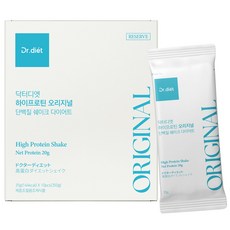 닥터디엣 하이프로틴 단백질 쉐이크 다이어트 오리지널, 1박스, 10회분