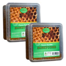 호주꿀 Bee2 천연벌집꿀 먹는벌집꿀 천연밀납, 2개, 400g