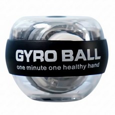 메디코브 전완근 악력 손목 강화 운동기구 오토 자이로볼, 1개, 블랙