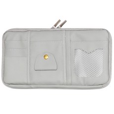 차량용 선바이저 수납 포켓 선바이저 정리포켓, 회색, 1개