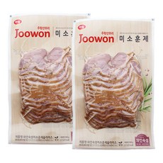 주원산오리 와인숙성 미소훈제슬라이스 500g, 2개