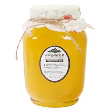 소백산 여왕 천연벌꿀 아카시아꿀 2.4kg 국내산 천연꿀 자연산꿀 선물세트 답례품, 1개, 2400g