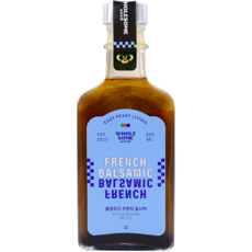 [홀썸위크] 저당 프렌치 발사믹 저염 다이어트 샐러드 소스 드레싱, 2개, 200g