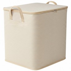 포도스 대용량 옷 이불 수납 정리함 패브릭 옷정리 수납함, 2개, 웜베이지