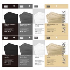 에이앤피 새부리형 데일리 황사방역용 마스크 중형 KF94, 50매, 1개, 베이지