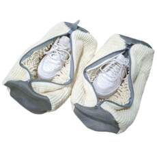 핀딘 프리미엄 운동화 세탁망 신발 빨래망 대형, 2개, 아이보리