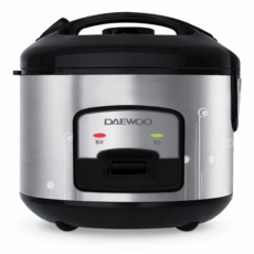 대우 10인용 전기밥솥 대용량 식당용 업소용 가정용 불소수지코팅, 블랙실버