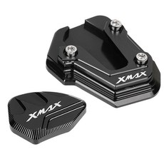 XMAX 사이드스탠드 세트 클립 킥 전년식, 블랙 블랙