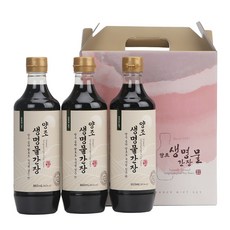 [신앙촌] 본사직영 양조간장 860ML *3 (진13호), 1세트