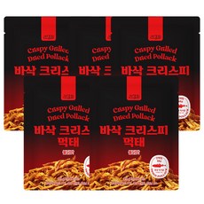 리상회 바삭 크리스피 먹태 불닭맛, 5개, 25g