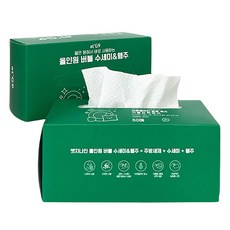 엣지나인 올인원 버블 수세미&행주 주방세제일체형, 4개, 50개입