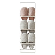 유얼홈 심플 실내화 거치대 거실 현관 욕실 사무실 슬리퍼 걸이 꽂이 정리대, 3단, 1