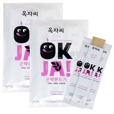 옥자씨 국내산 곤약 쫀드기 고소한 곡물 쫀디기, 30개, 25g