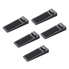 뮤즈렛 도어스토퍼 방문 고정 스토퍼 쾅 닫힘 방지 무타공, 5개, 블랙(작은사이즈)