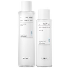 싸이닉 히아루론산 로션+앰플 스킨300ml, 1세트, ((C02T0000007448))