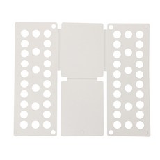 헬스와미 옷접는 폴더 옷정리 트레이 옷 빨래 개기판 티셔츠 옷접기, 1개, 화이트