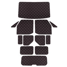 루젠 PV5 (플러쉬 글라스) 차박커튼 캠핑 암막 햇빛가리개, 1세트, 다크브라운