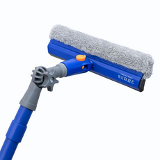 유리 청소 닦이 유리창 닦이 외창청소 외부창문 회전형 스퀴지 베란다 창문, 로열 블루, 1개