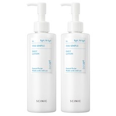 싸이닉 더 심플 데일리 약산성 비건로션 300ml 저자극+보습+진정 2개